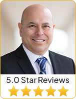 Fred Medina, Esq. attorney 5.0-star reviews under his picture - The Law Office Of Fred A Medina PLLC